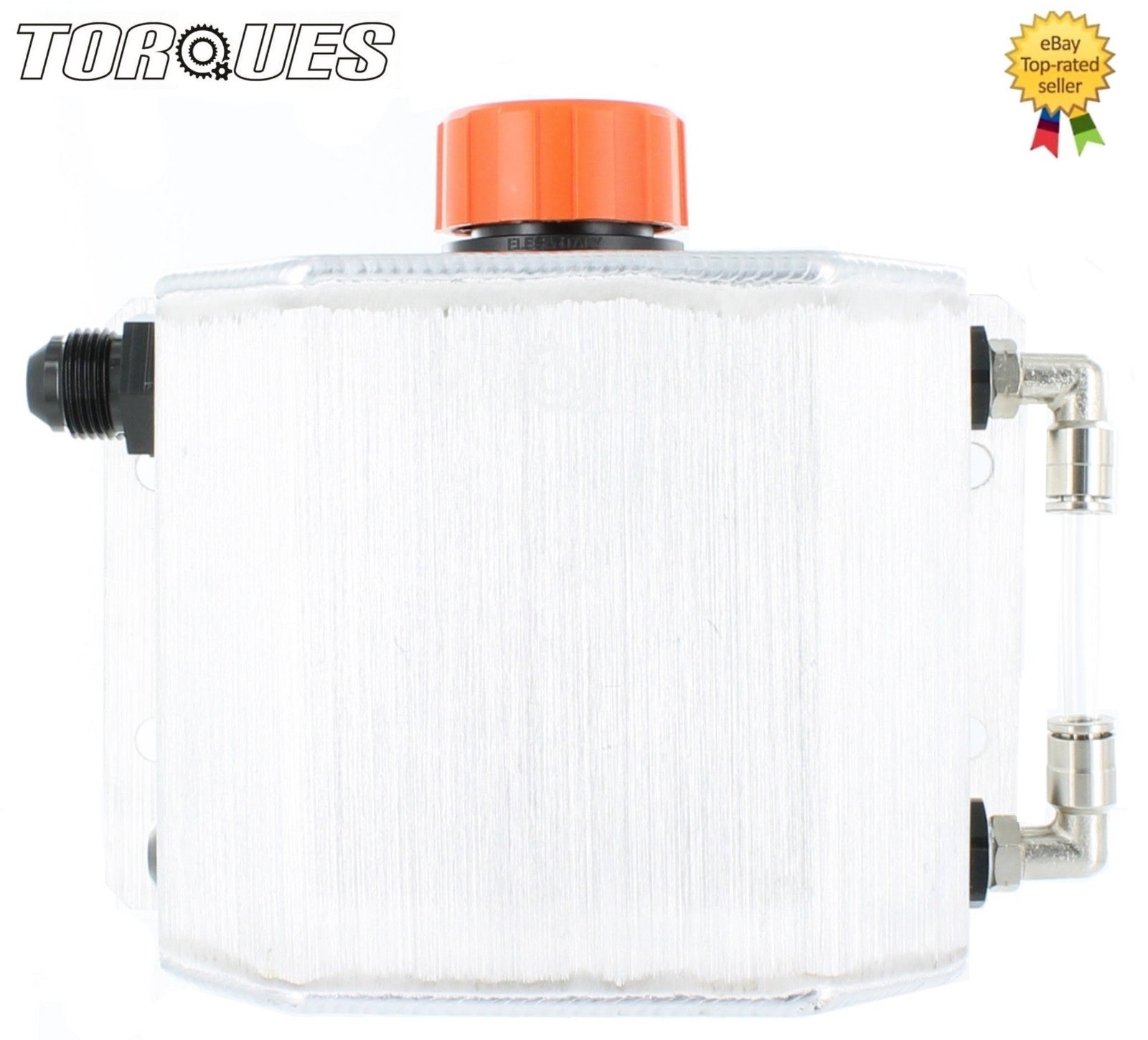 Torques 1 Litre Capacity an-8 -8an Oil Breather Catch Tank Can Brushed
