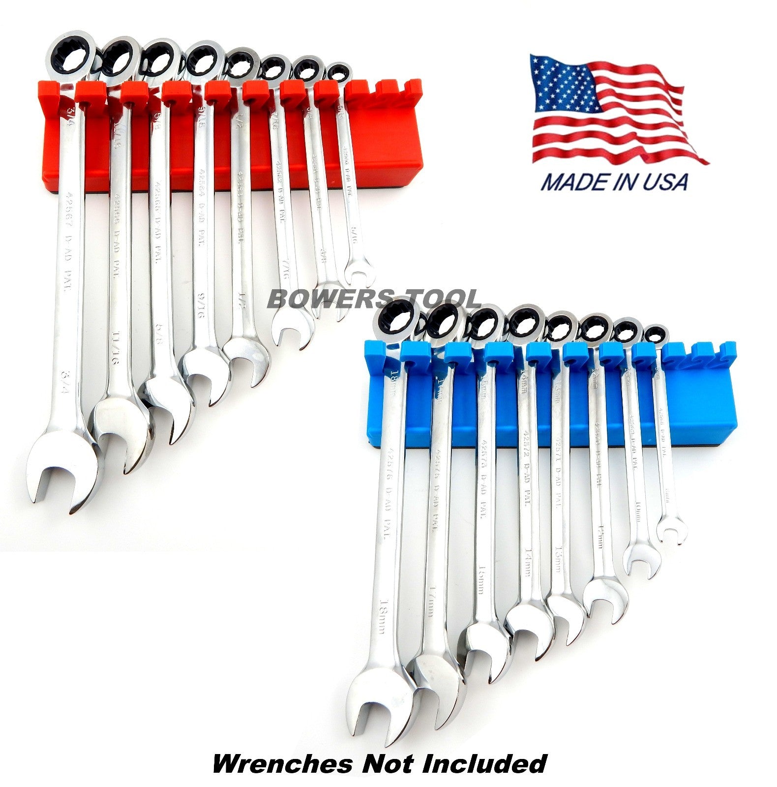 Mechanic Time Saver Magnetic Wrench Rack Set
