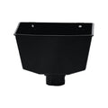 Floplast Round/Square Universal Hopper Black RHS1B