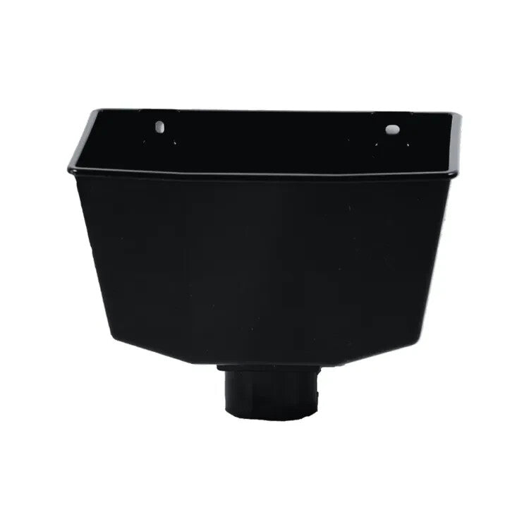Floplast Round/Square Universal Hopper Black RHS1B