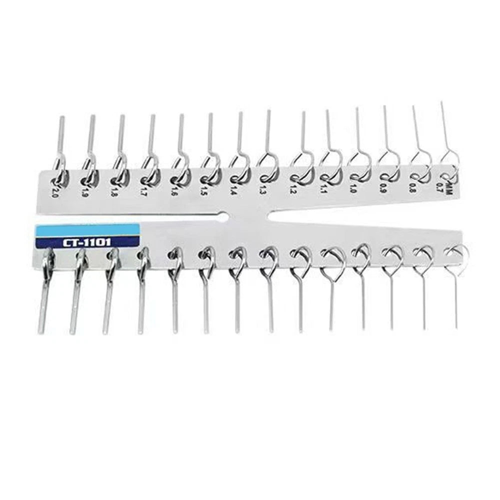 Stainless Steel Capillary Tube Gauge For Measuring Tube Inner Outer