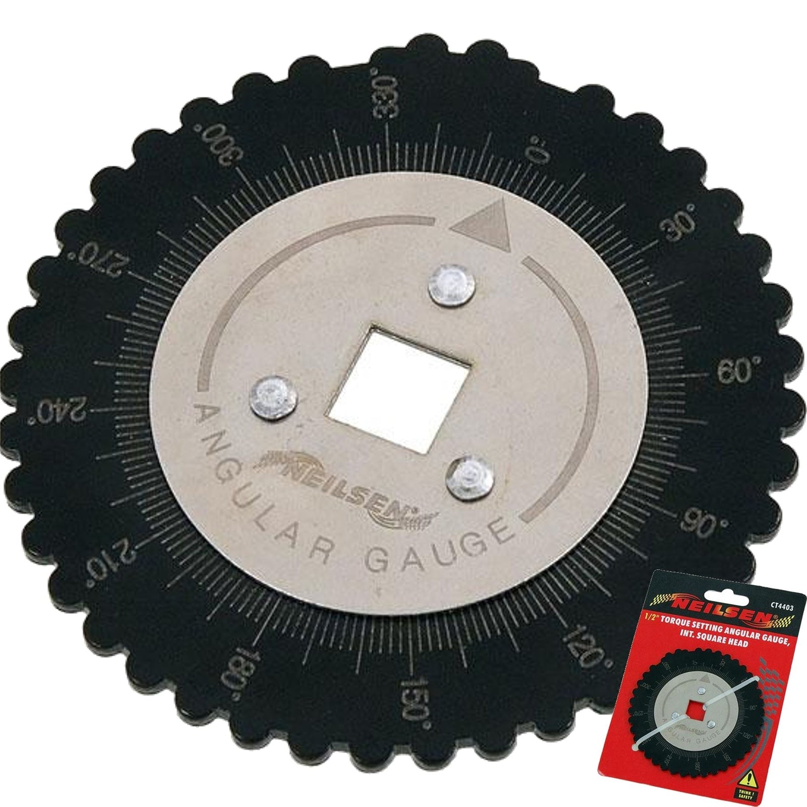 Neilsen Torque Setting Angular Gauge 90mm
