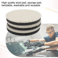 Wool Polishing Pads Buffing Waxing Backing Disc Cars Polisher
