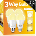 3 Way Light Bulbs, 30 70 100 Watt Soft White A19 E26 Base, Three Way