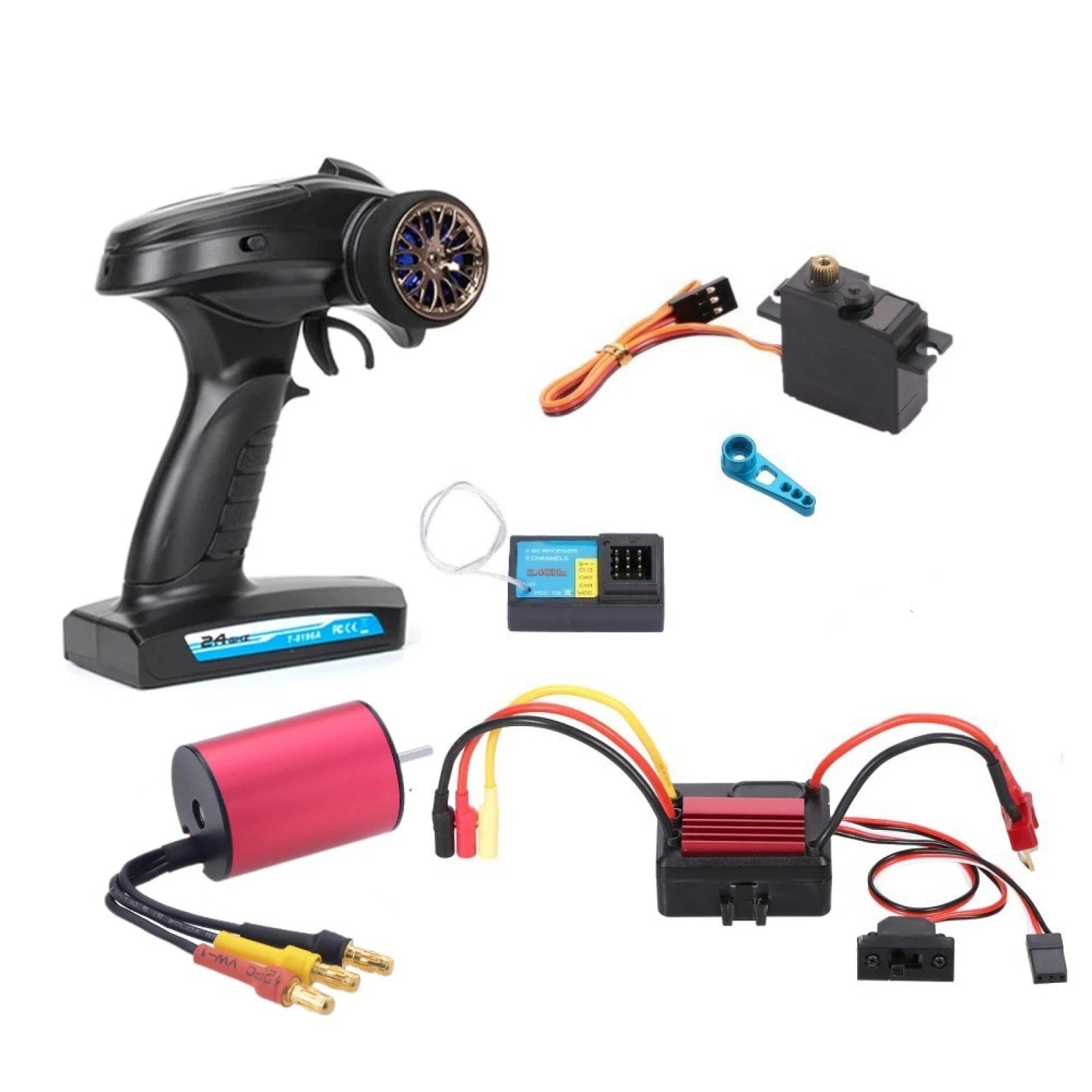 35a Brushless Esc Motor Remote Control For Wltoys Hsp A959 A979 1/16