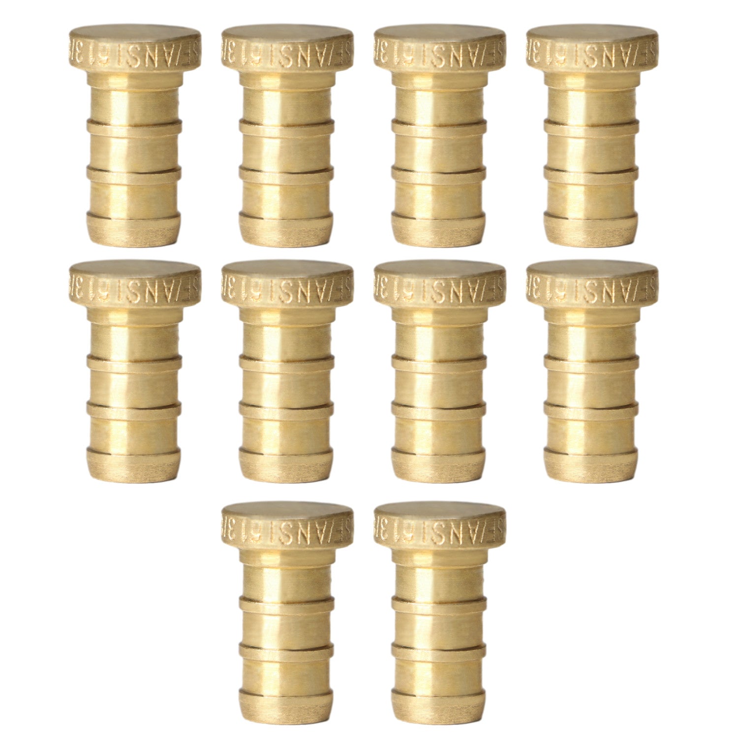 10 Pack 3/8" PEX-B Barb Plugs