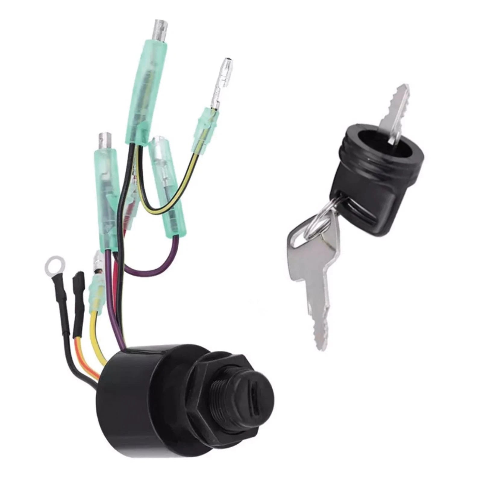 Boat Ignition Key Switch Set For Mercury Outboard Control Box Motor