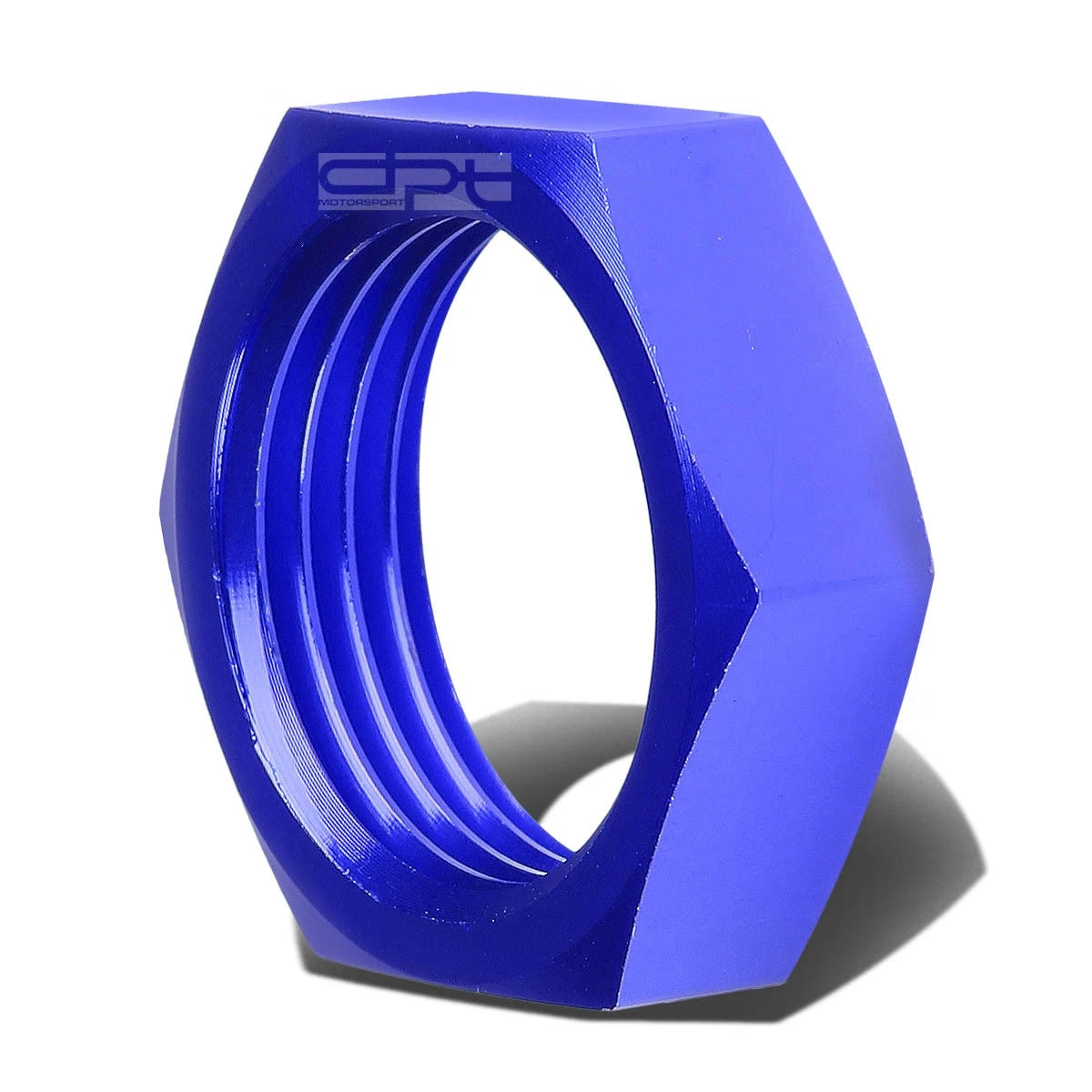 10an An-10 Bulkhead Blue Aluminum Anodized Nut Seal Locking Fitting