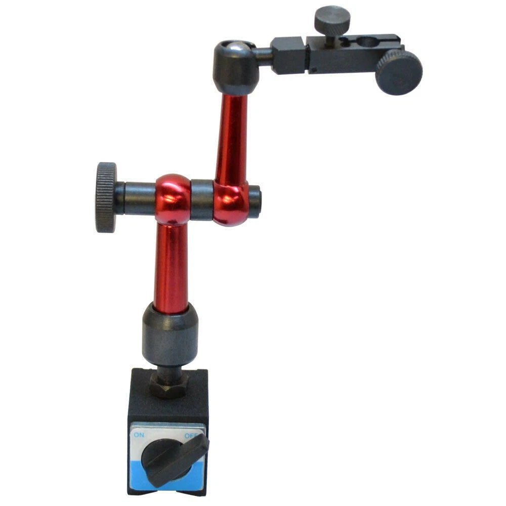 Mini Magnetic Base Holder 7-1/2 Inch Reach For Dial Test Indicators