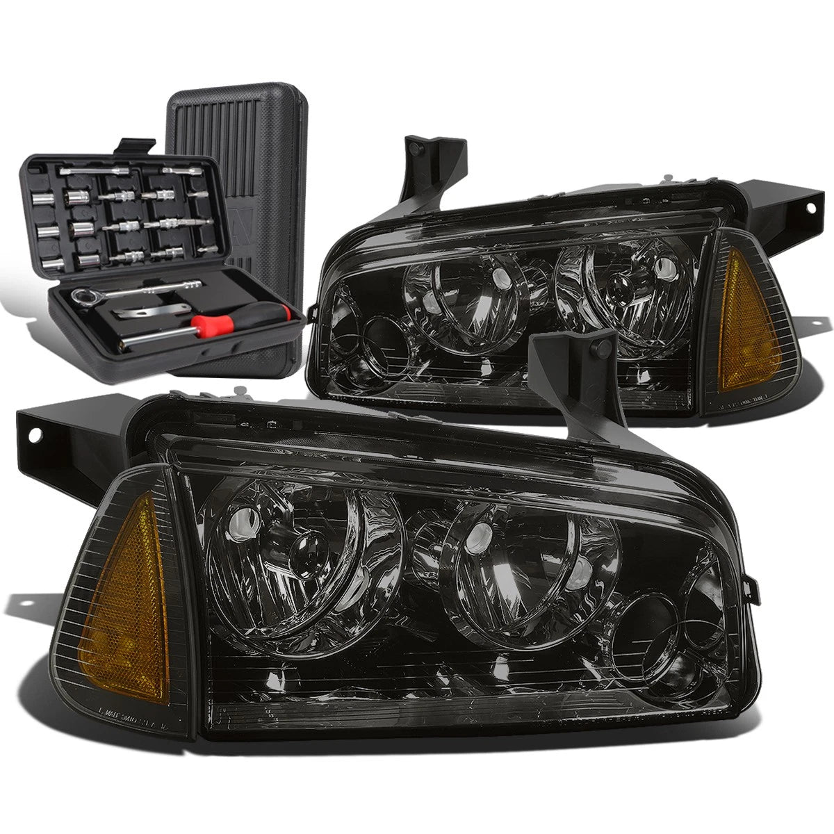 For 2006-2010 Dodge Charger Smoked/amber Signal | Built Supply Co
