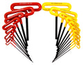 Bondhus Loop T Handle Hex Wrench Set 3/32-3/8in & 2-10mm