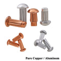Solid Aluminum Hammer Drive Screws for Name Plates