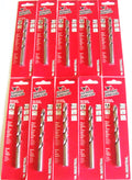 10 VERMONT AMERICAN BY BOSCH 8MM HIGH SPEED STEEL METRIC DRILL BITS 0501080Opens