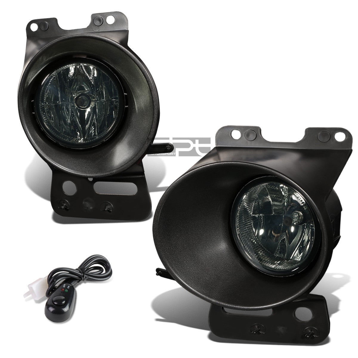 Fit 06-08 Ford F150/mark Lt Smoked Lens Oe Bumper Fog Light Lamp