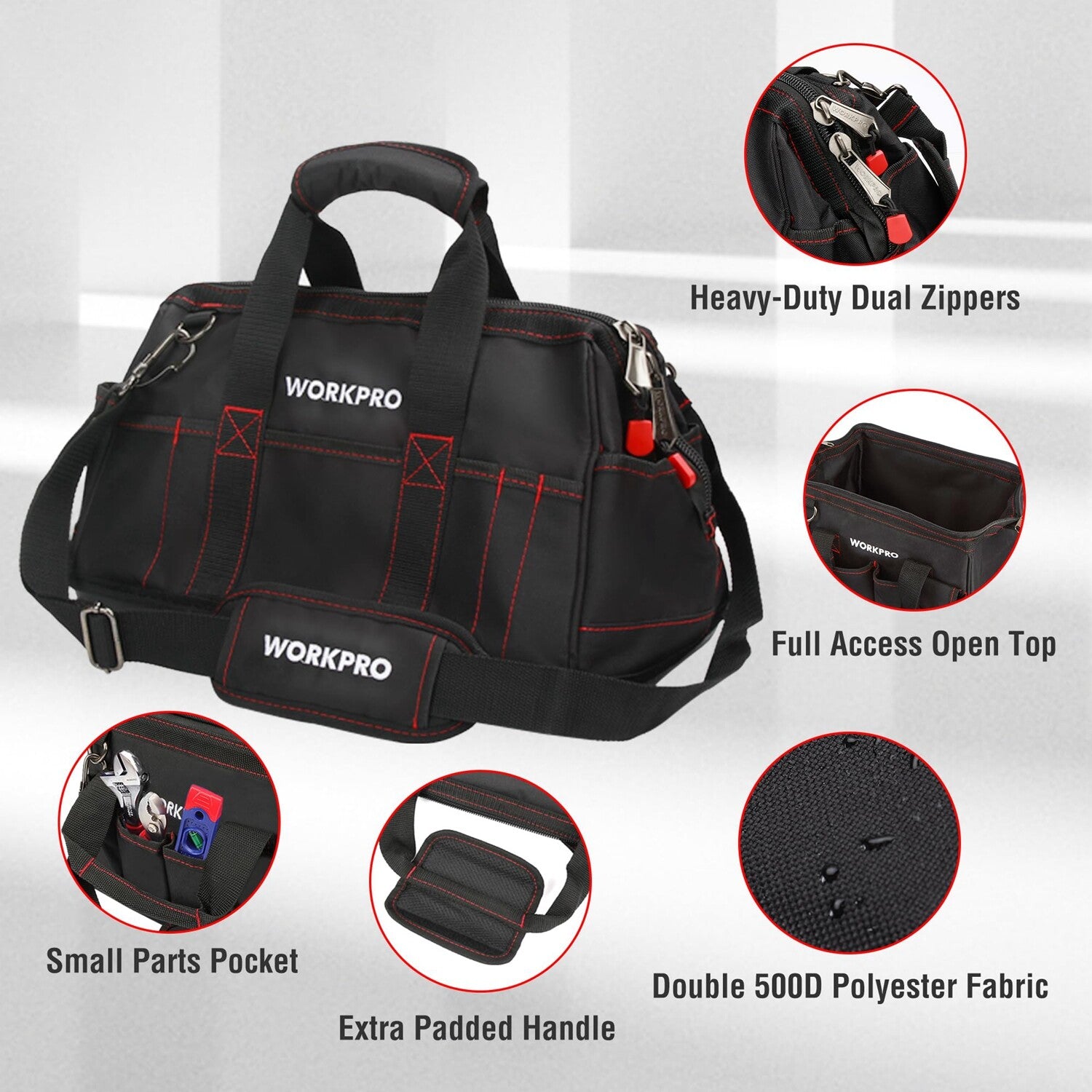 WORKPRO 16-inch Tool Storage Bag by WORKPRO