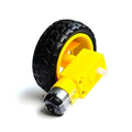 Arduino Smart Car Robot Plastic Tire Wheel with Dc 3-6V Gear Motor for