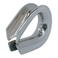 1-1/8"-1-1/4" Heavy Duty Wire Rope Thimble 316 Stainless Steel Cable