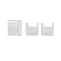 1set Transparent Horizontal Mount Stand Holder Bracket Kit For Ps5