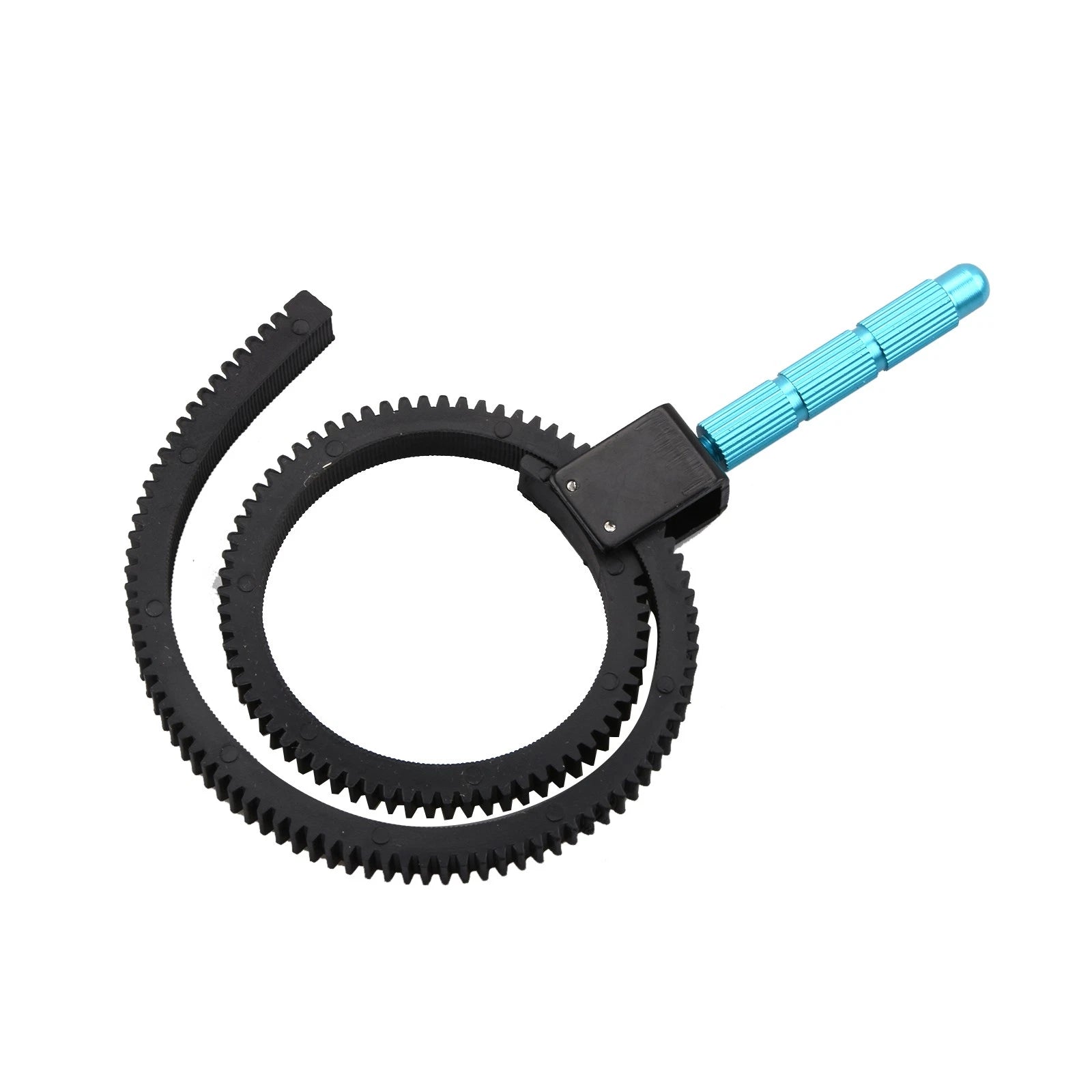Adjustable Rubber Follow Focus Gear Ring Belt + Aluminum Alloy Grip
