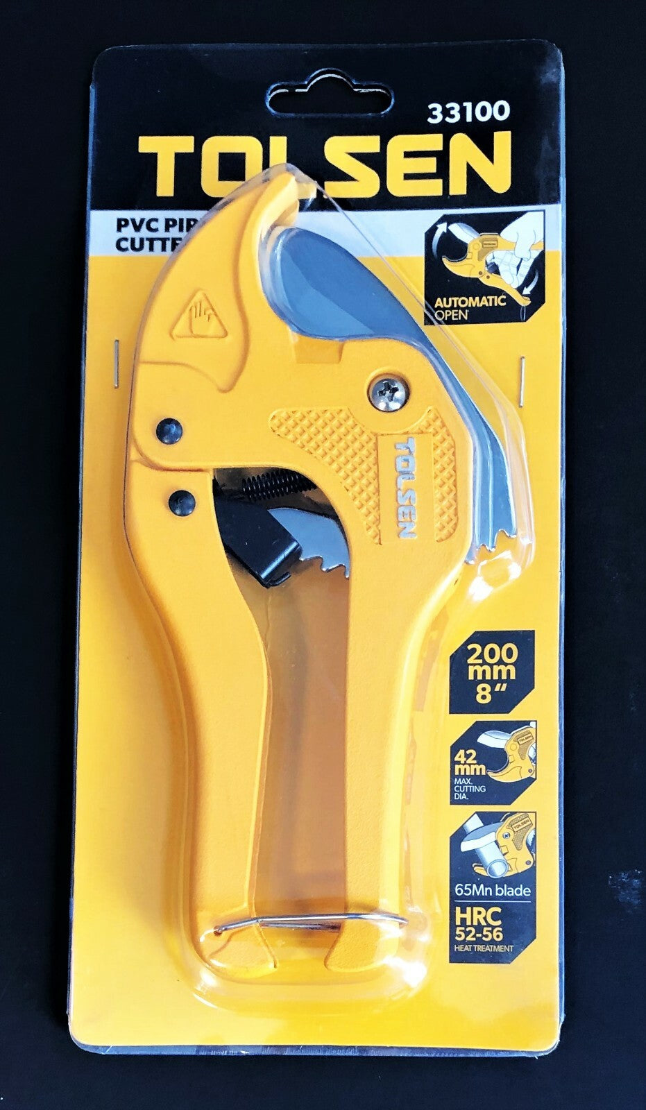 Tolsen Ratcheting PVC Pipe Cutter