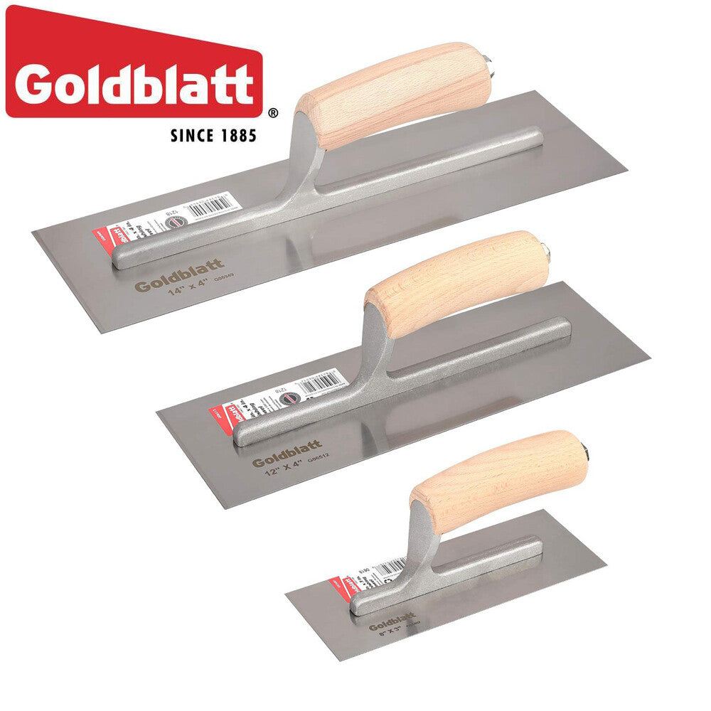 Goldblatt 3-Piece Drywall Trowel Set by Goldblatt