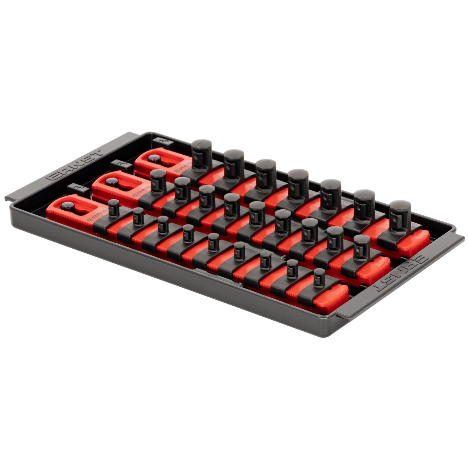 Ernst 8550 1/4" 3/8" 1/2" 3-Rail Socket Boss Storage Organiser Twist
