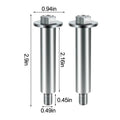 Axle Bolt Kit Rear Axle Bolt Lawn Mower Fasteners 2-piece Set Metal