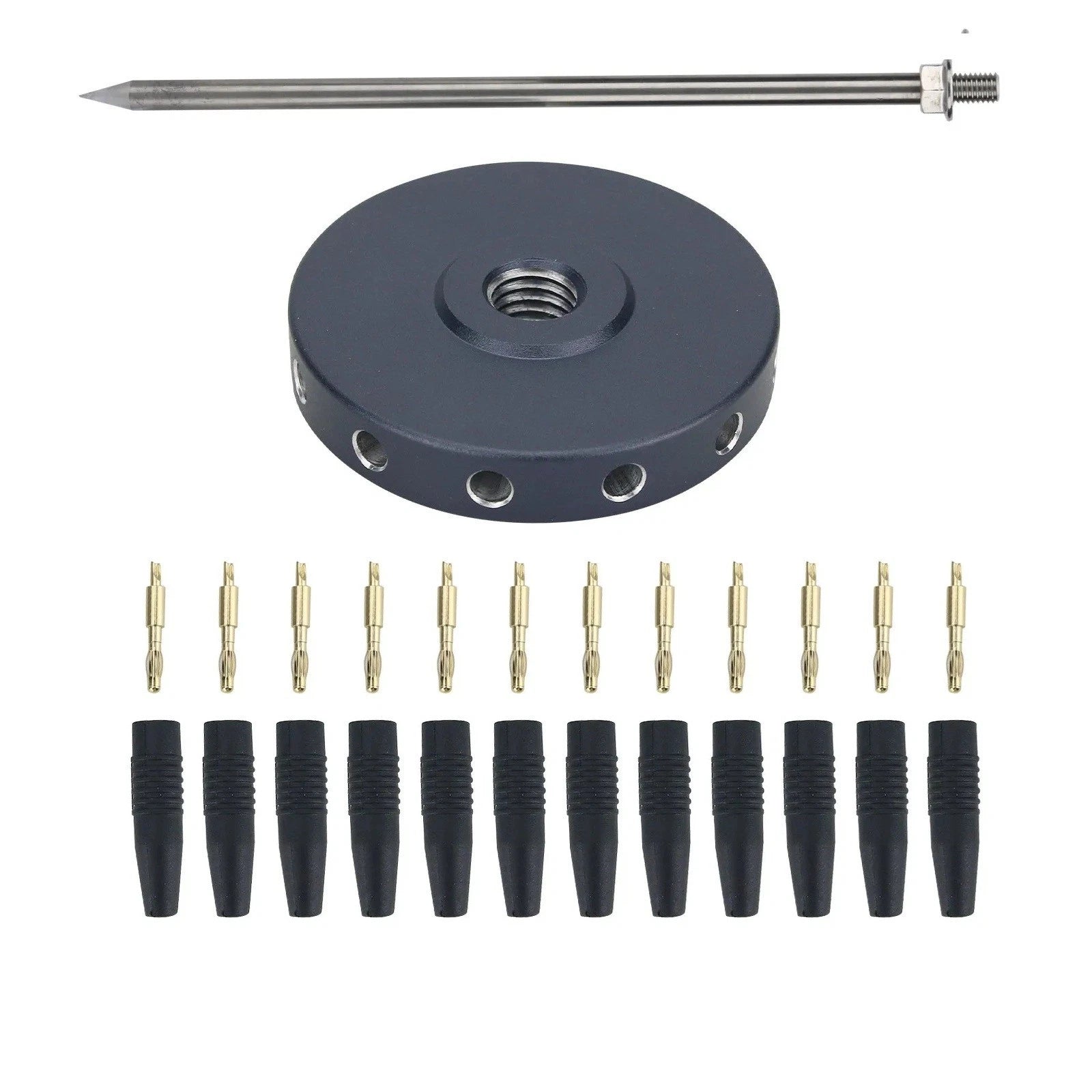For Ma12 Compatible Ground Plate With 12 Banana Connections For