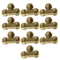 10 Pack XFITTING 3/4" Push Fit Tee, 3/4" Push to Connec