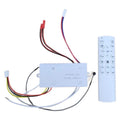 White Bladeless Fan Controller With Voice Remote For Flat And Roller