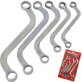 Neilsen 5pc S Shaped Closed Ring Metric Spanner Wrench set 10mm - 19mmOpens in a