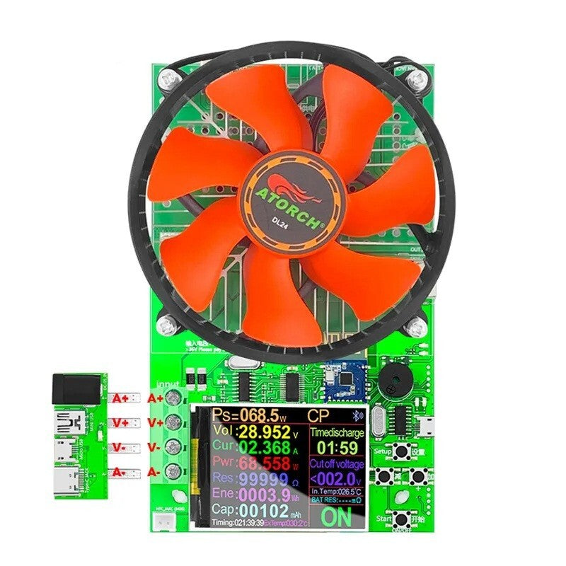 DL-24 150W 20A Electronic Load Tester Battery Capacity 4-Wire Tester