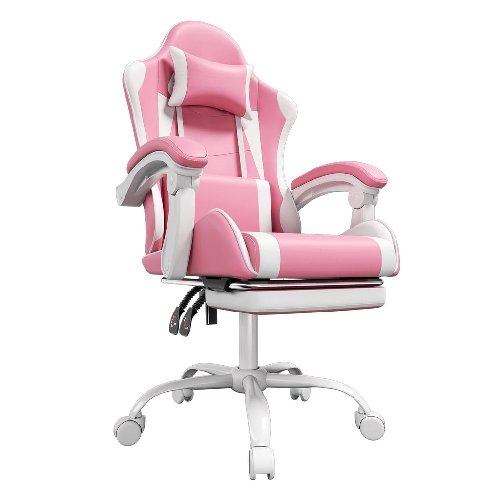 24.5"x 22"x 45.5" 350 Lbs Adjustable Open Back Gaming Chair