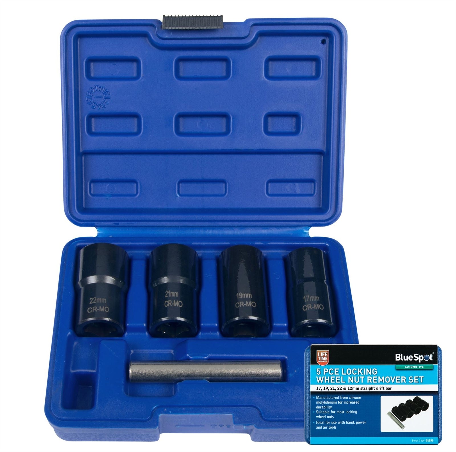 Bluespot 6pc Tap Set Chuck Set Metric by BlueSpot