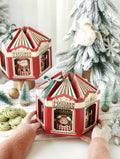 Christmas Kraft Paper Gift Box Candy Cookie Cupcake Toy Holiday Party
