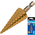 BlueSpot Step Drill HSS Steel Titanium Cone Bit 1/4" 4 - 22mm by BlueSpot