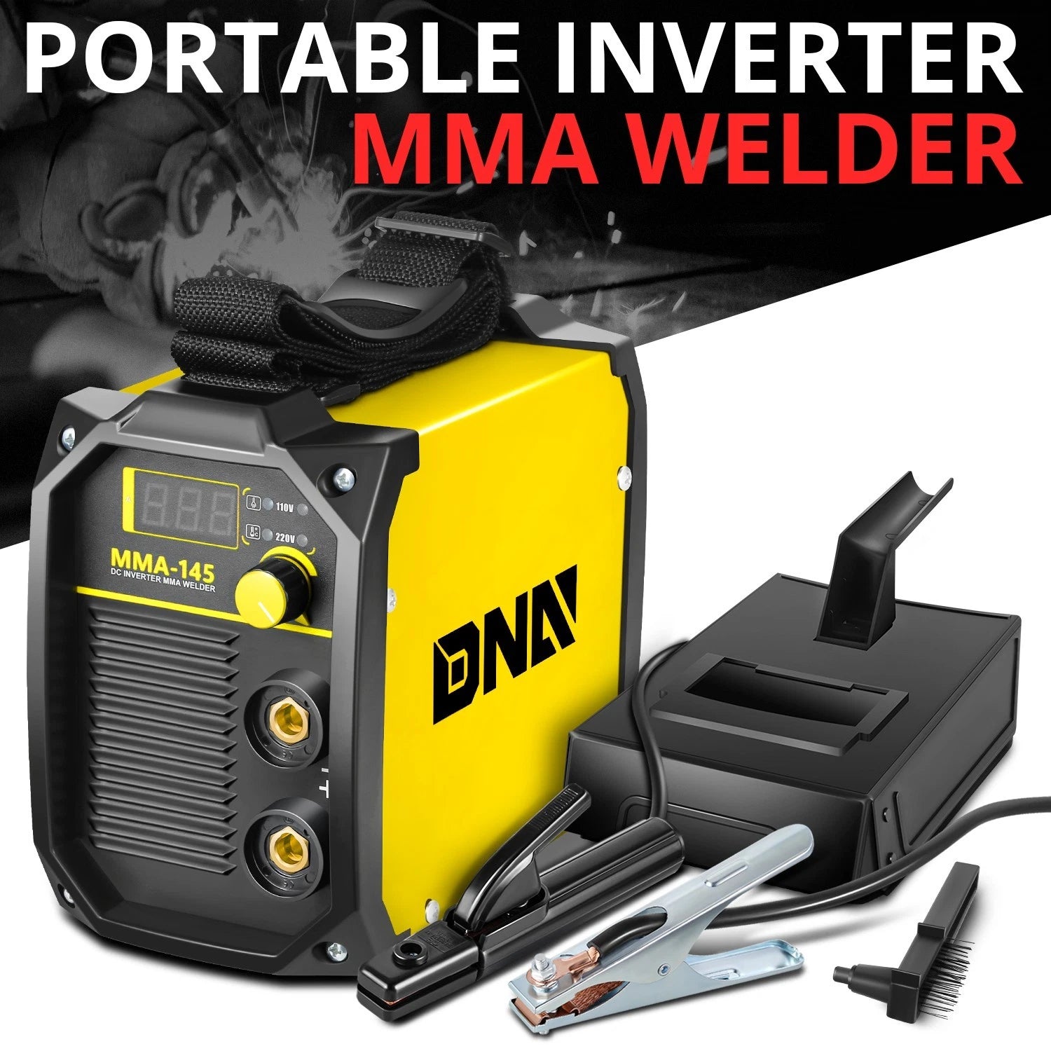140a 220V Yellow Mma Mode Welding Machine W/ Led | Built Supply Co