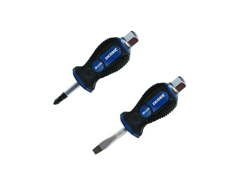 Kincrome S2 Steel 38mml Stubby Go-Thru Tang Hex Shank Hammering