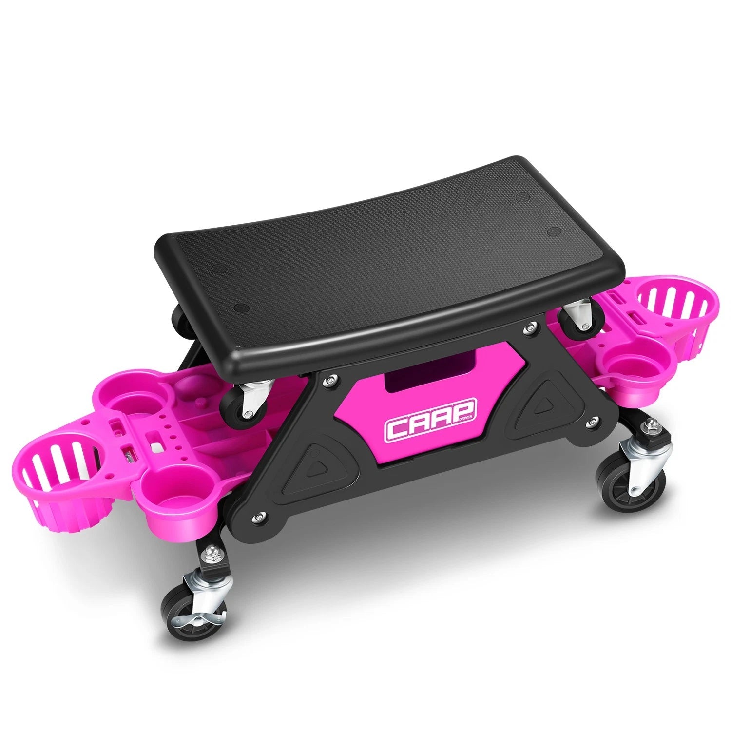 12"x25-1/2" Lockable 300lbs Purple Rolling Stool Automotive Mechanic
