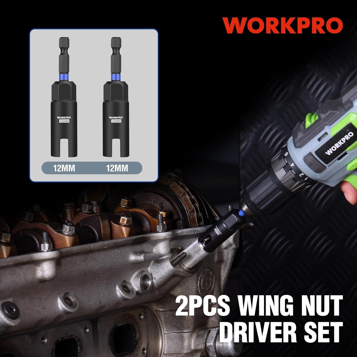 WORKPRO Wing Nut Driver Set by WORKPRO