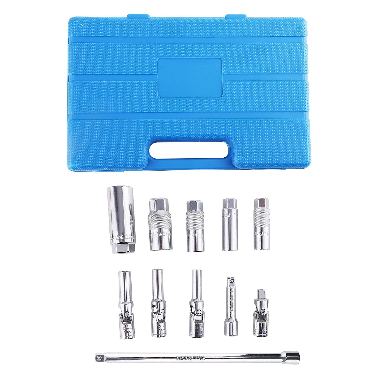3/8" Drive Spark Plug Socket Set 14 16 21mm Glow Plug 8-10 12mm Oxygen