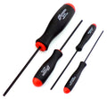 Bondhus 4pc Hex Screwdriver Set Metric 1.5-3mm