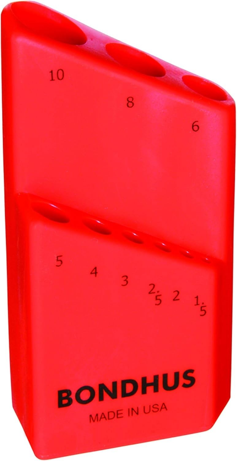 Bondhus Hex Key Index Case Metric 9 Tools