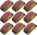 3x18 Sanding Belts 60pcs Aluminum Oxide 40–400 Grit by Unbranded