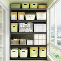 2-PACKS 5-Tiers Heavy Duty Storage Shelves Adjustable Metal Shelving 48"x24"x72"