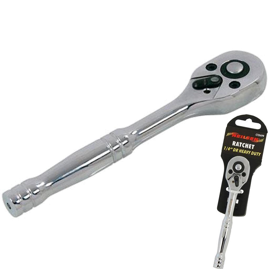 Neilsen Reversible Ratchet Handle 1/4" Tool