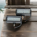 4-row 7" 144watt Led Work Light Bar Flood Offroad Driving 4wd Truck