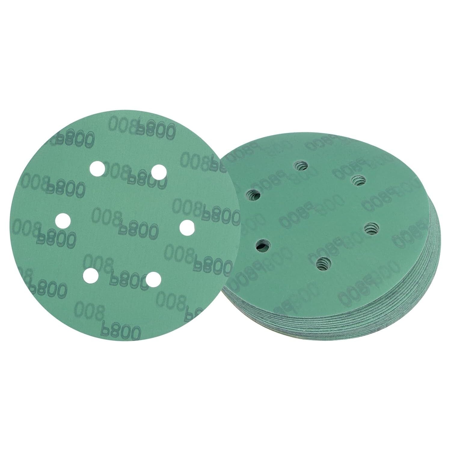 6 Inch Sanding Disc 6 Hole 40-2000 Grit by Unbranded