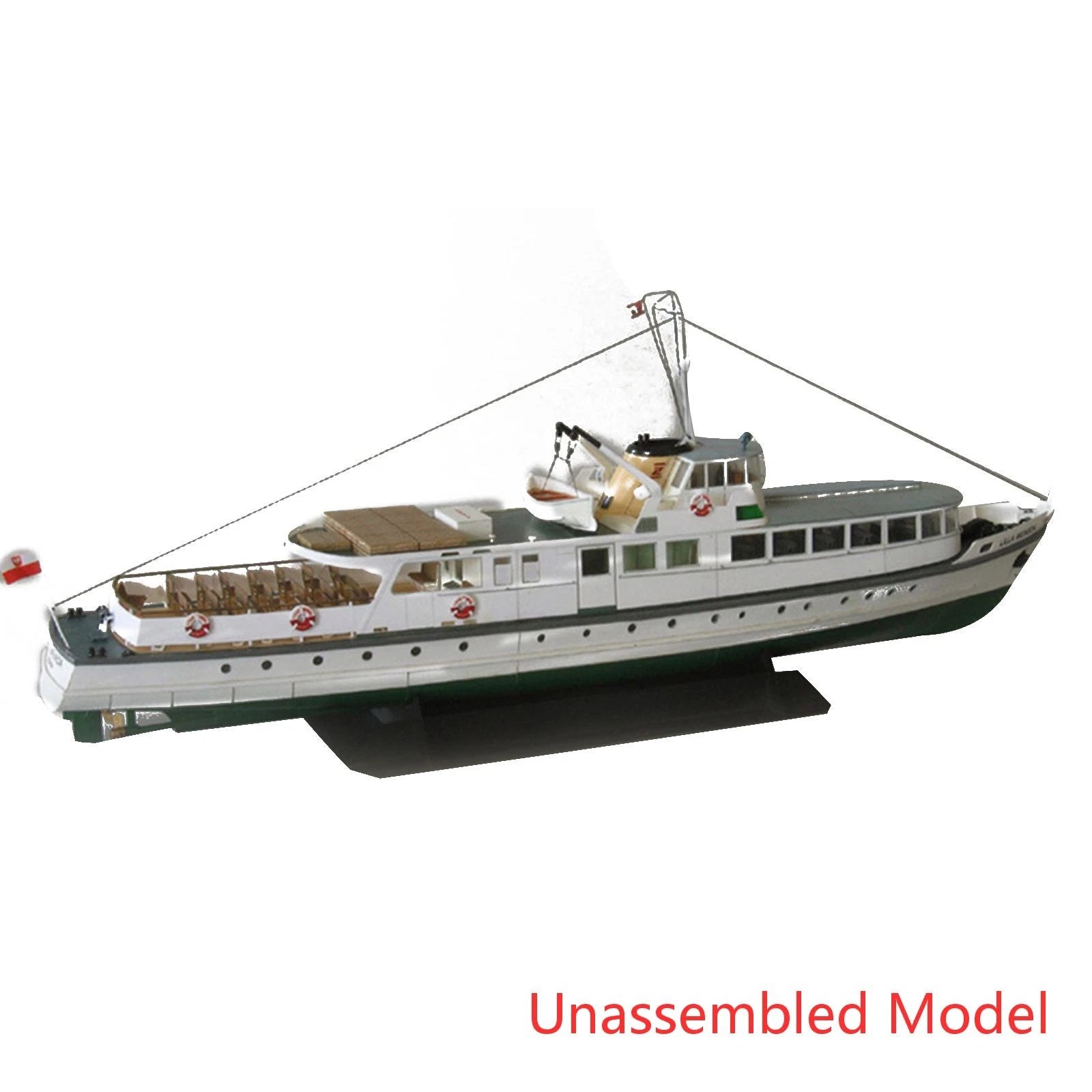 1:100 Polish Baltic Fleet Coastal Ferry Lilla Weneda Model