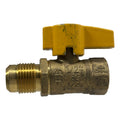 XFITTING 5/8" Flare x 1/2" IPS Gas Ball Valve 50 Pack